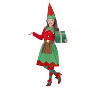 Smiffys Santa's Little Helper Costume, Red & Green (Size S)