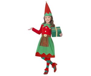 Smiffys Santa's Little Helper Costume, Red & Green (Size S)