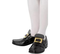 SMIFFYS Scarpe con fibbia di metallo delle vecchie storie inglesi, oro con strappo elastico