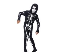 Ragazzi Scheletro Costume Bambini Halloween Pipistrello Giorno Dei Morti Costume
