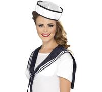 Per Adulto Marinaio Set Cappello Sciarpa Ahoy Shipmate Anime Cosplay Costume