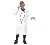 Smiffys Scientist Lab Coat, White (Size S)