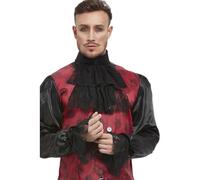 Smiffy's Set cravatta e polsino Nero – per Halloween e Carnevale