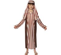 SMIFFYS Costume pastore, Marrone, con veste e copricapo