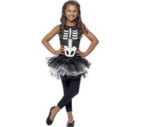 Smiffys Skeleton Tutu Costume, Black (Size M)