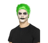 Smiffys Slick Trickster Wig, Green