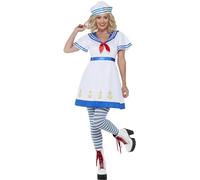 SMIFFYS Smiffys High Seas Sailor Costume Smiffys - Costume da marinaio Donna