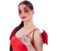 Smiffys Smiffys Make-Up FX, kit Deluxe Devil