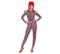 Smiffys Space Superstar Ziggy Stardust Costume Completo Multi 8-18