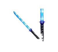Smiffys Spada Ninja illuminata a LED, suoni attivati dal movimento, Batterie incluse, 65 cm Halloween