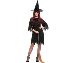 Smiffys Spooky Witch Costume, Black (Size L)