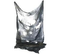 Nero Raccapricciante Panno Rete Decorazione di Halloween Taglia 75 x180cm