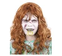 Regan Maschera - Halloween Costume - Esorcista - Adulti - Lattice - Capelli -