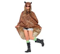 Adulto Uomo Donna Costume Festival Pasqua Animale Festa Poncho Impermeabile Fun