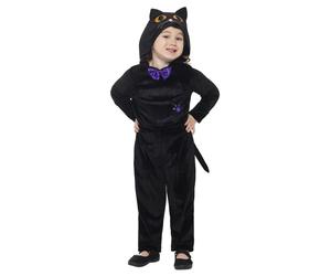 Smiffys Toddler Cat Costume, Black (Size T2)
