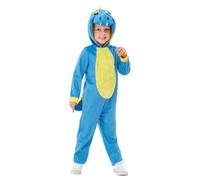 Smiffys Toddler Dinosaur Costume, Blue (Size T2)