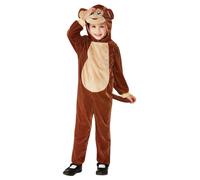 Smiffys Toddler Monkey Costume, Brown (Size T1)