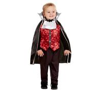 Costume Di Halloween Per Bambini Dracula Vampiro Abito Elegante Età 1-4
