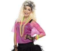 SMIFFYS Top a rete, rosa fluo