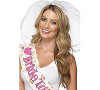 Bride To Be Nubilato Do Festa Nuziale Fascia Pizzo Rete Costume Velo Accessorio