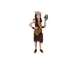 Smiffys Viking Girl Costume, Brown (Size M)
