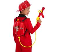 Smiffys Zaino Super Soaker pompiere, rosso, Lungo raggio