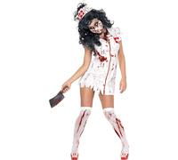Smiffys Zombie Nurse Costume, White (Size L)