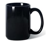Smilatte Tazza da caffè da 470 ml, classica tazza in ceramica bianca con manico grande, per tè, latte, cappuccino, nero