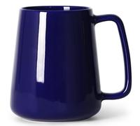 Smilatte Tazza da caffè grande da 680,4 g, in ceramica, con manico grande, per papà, uomini e donne, stile unico per qualsiasi cucina, blu