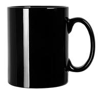 Smilatte Tazza da caffè in ceramica extra large, 567 g, M017, classica, super grande, con manico, per ufficio e casa, colore nero