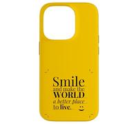 Smile and make the world a better place to live. Custodia per iPhone 14 Pro
