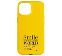 Smile and make the world a better place to live. Custodia per iPhone 15