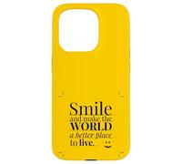 Smile and make the world a better place to live. Custodia per iPhone 15 Pro