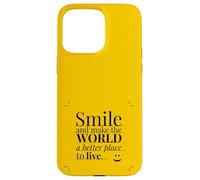 Smile and make the world a better place to live. Custodia per iPhone 15 Pro Max