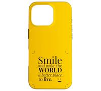 Smile and make the world a better place to live. Custodia per iPhone 16 Pro