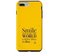 Smile and make the world a better place to live. Custodia per iPhone 7 Plus/8 Plus