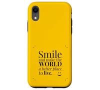 Smile and make the world a better place to live. Custodia per iPhone XR