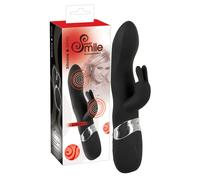 Vibratore SMILE Blacky - Ricaricabile con Doppio Motore (nero)