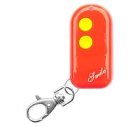 Smile C Rolling code + Codice fisso 433Mhz, Mini telecomando universale apricancello autoapprendente programmabile, 2 pulsanti - leggi compatibilita in descrizione