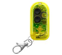 Smile C Rolling code + Codice fisso 433Mhz, Mini telecomando universale apricancello autoapprendente programmabile, 2 pulsanti - leggi compatibilita in descrizione