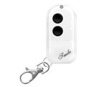 Smile C Rolling code + Codice fisso 433Mhz, Mini telecomando universale apricancello autoapprendente programmabile, 2 pulsanti compatibile- leggi compatibilita in descrizione