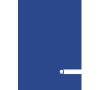 SMILE DOT - A4 Notebook College Ruled with 100 Lined Pages in Tidewave Blue. No Spiral Binding for a Seamless Writing Experience. A Calm and ... a Matte Paperback Cover in Signature Colors.