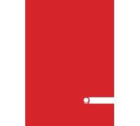 SMILE DOT - A4 Notebook Lined with 100 Ruled Pages and Untamed Red Paperback. Use it as a Journal, Office, School or Business and Personal Use. Ideal ... Notepad in Matte Cover in Signature Colors