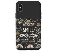Smile Everyday Trova la bellezza in ogni momento Amore positivo Custodia per iPhone X/XS