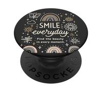 Smile Everyday Trova la bellezza in ogni momento Amore positivo PopSockets PopGrip Adesivo