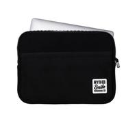 Smile Fitness Sleeve Custodia in neoprene nera per laptop da 13".