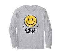 Smile Inspirational Positive Saying Life Motivational Hustle Maglia a Manica