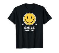 Smile Inspirational Positive Saying Life Motivational Hustle Maglietta
