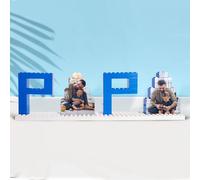 Smile lab Mattoncini costruzione personalizzati con foto, Puzzle di mattoni DAD, Immagine a forma di cuore, Decorazioni romantiche Festa del papà Regali divertenti per Padre Nonno papà babbo
