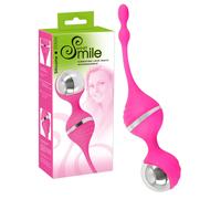 Duo di palline perineali vibranti SMILE (rosa)
